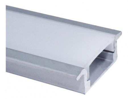 perfil embutir branco 24mm x 7mm x 2 metros